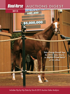 2015 Auctions Digest: A Guide to North American Thoroughbred Sales