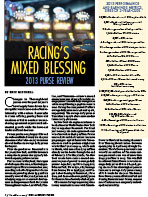 Racing's Mixed Blessing: 2013 Purse Review