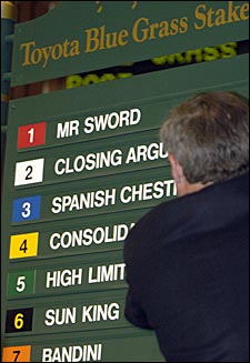 High Limit Favored in Blue Grass Stakes High Limit Favored in Blue Grass Stakes