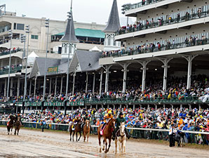 Handle Dips With Rainy Kentucky Derby Card Handle Dips With Rainy Kentucky Derby Card