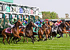 Arlington Park Racing at Night July 5