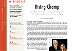 West Coast Regional: Rising Champ West Coast Regional: Rising Champ
