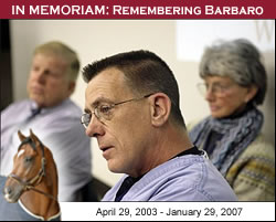 Richardson: Barbaro's Life Ended Peacefully Richardson: Barbaro's Life Ended Peacefully