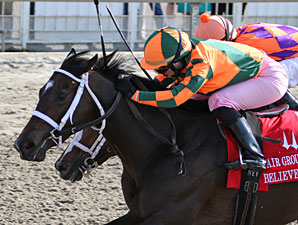 Believe You Can Holds On in Fair Grounds Oaks Believe You Can Holds On in Fair Grounds Oaks