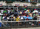Belmont Attendance, Handle Up Despite Weather Belmont Attendance, Handle Up Despite Weather