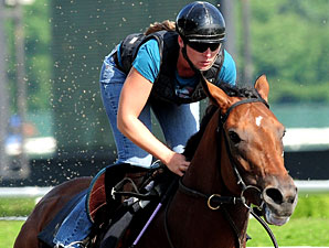 Big Brown Draws the Rail in the Belmont Big Brown Draws the Rail in the Belmont