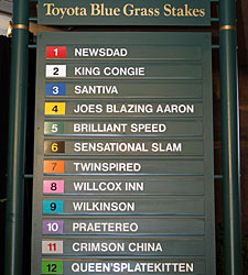 Blue Grass Stakes: Win or You're Out Blue Grass Stakes: Win or You're Out