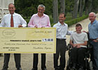 Castleton Lyons Presents Check to PDJF Castleton Lyons Presents Check to PDJF
