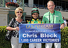 Trainer Chris Block Gets Win No. 1,000