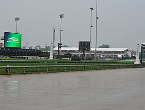 Wet Start to Kentucky Derby Day; No Training Wet Start to Kentucky Derby Day; No Training