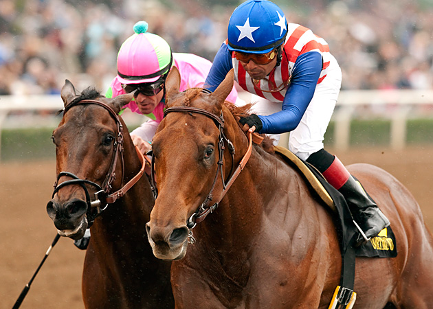 Robert B. Lewis Stakes Finish