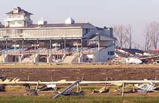 Ellis Park Damage Assessed; Trainers Ponder Options Ellis Park Damage Assessed; Trainers Ponder Options