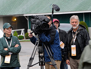 Thoroughbred Documentary Filming at Churchill Thoroughbred Documentary Filming at Churchill
