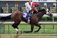 Flying First Class Kicks Away to Derby Trial Win Flying First Class Kicks Away to Derby Trial Win