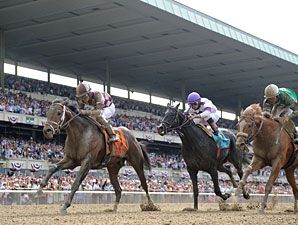 Forty Tales Rallies to Woody Stephens Victory Forty Tales Rallies to Woody Stephens Victory