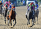 Goldencents Blazes in Dirt Mile Victory Goldencents Blazes in Dirt Mile Victory