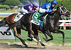 It's Tricky Puts Away Plum Pretty in CCA Oaks