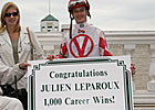 Leparoux Scores 1,000th Career Victory Leparoux Scores 1,000th Career Victory