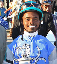 Jockey Krigger Injured at Santa Anita Jockey Krigger Injured at Santa Anita