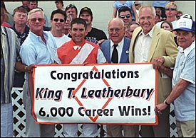 At Last! Leatherbury Wins 6,000th Race At Last! Leatherbury Wins 6,000th Race