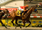 Lookin At Lucky on Rail for Del Mar Futurity