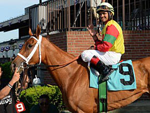 Jockey Luis Saez Bags Five Wins at Belmont Jockey Luis Saez Bags Five Wins at Belmont