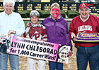 Trainer Chleborad Secures 1,000th Career Win Trainer Chleborad Secures 1,000th Career Win