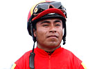 Jockey Garcia Thrown From Mount Jockey Garcia Thrown From Mount
