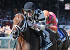 Maybesomaybenot Leads Breeders' Futurity