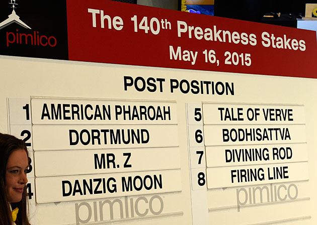 Preakness Stakes Draw