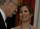 Princess Haya Receives Clay Medallion