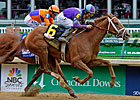 Princess of Sylmar in Tough for CCA Oaks