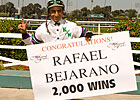Bejarano Nails Down 2,000th Career Victory Bejarano Nails Down 2,000th Career Victory