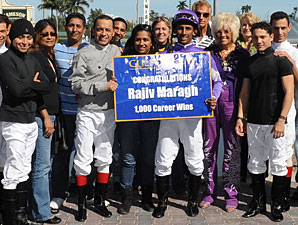 Jockey Rajiv Maragh Claims 1,000th Victory Jockey Rajiv Maragh Claims 1,000th Victory