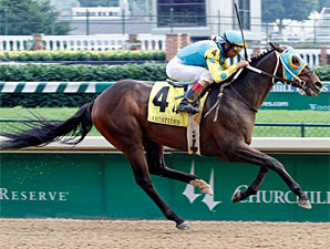 Riley Tucker Rides Rail to Aristides Win Riley Tucker Rides Rail to Aristides Win