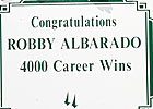Robby Albarado Joins 4,000-Win Club