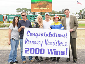 Homeister Notches Career Win No. 2,000 Homeister Notches Career Win No. 2,000
