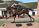 Seabiscuit, Woolf Statue Unveiled in Canada