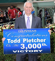 Pletcher Records 3,000th Victory Pletcher Records 3,000th Victory