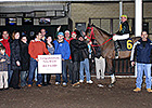 Black Goes Out a Winner on Son's Horse Black Goes Out a Winner on Son's Horse