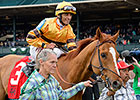 Wise Dan Drills in Company on Saratoga Dirt Wise Dan Drills in Company on Saratoga Dirt