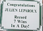 Leparoux Wins 7 at Churchill; Ties Day
