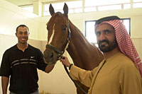 Golfing Phenom Meets Sheikh, Tours Stables Golfing Phenom Meets Sheikh, Tours Stables