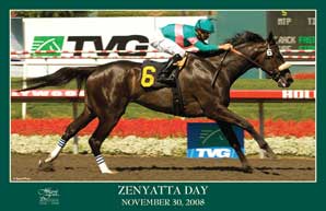 Hollywood to Give Out Zenyatta Posters Hollywood to Give Out Zenyatta Posters